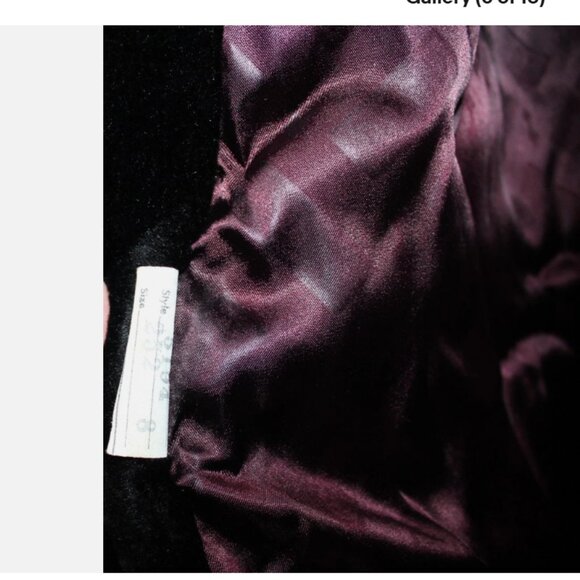 Vintage Faux Fur Coat Dark Brown M 8 Made in USA Dubrowski & Perlbinder - Picture 5 of 10